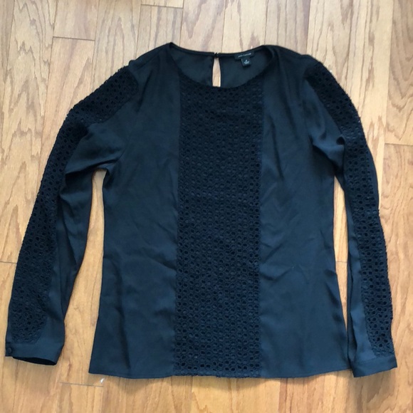 Ann Taylor Tops - Black long sleeve blouse